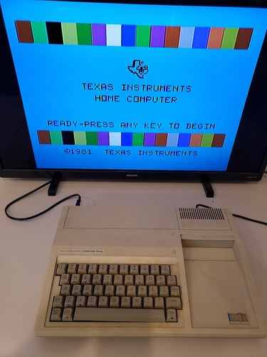 Vintage Texas Instruments TI-99/4A Home Computer 1981 w/Original Box ...