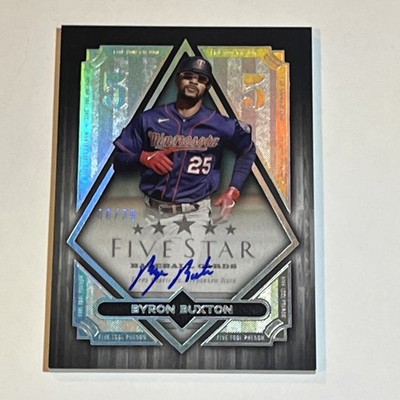 Byron Buxton 2022 TOPPS FIVE STAR FIVE TOOL PHENOM AUTO #/25 Twins #FTB-BB