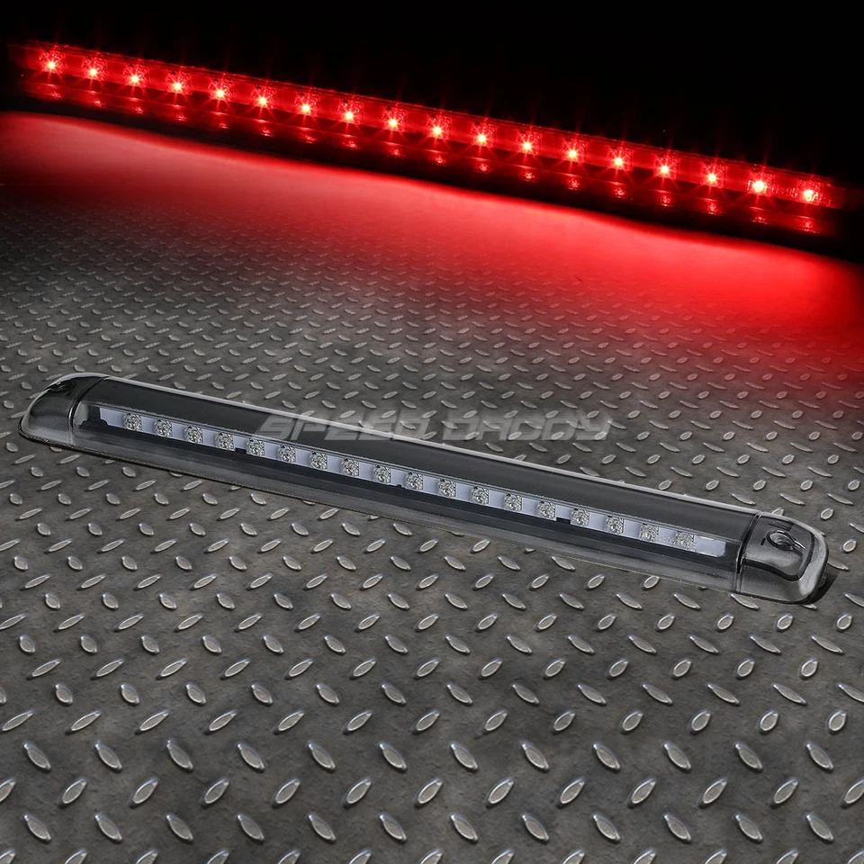 BLACK HOUSING CLEAR 3D LED TAIL+SMOKED 3RD BRAKE LIGHT FOR 92-00 SUBURBAN/TAHOE - Image 3 of 4