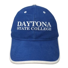 Daytona State College Strapback Hat Blue One Size Adjustable Vitronic