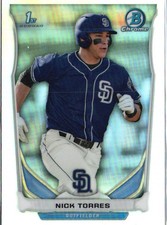 2014 Bowman Draft #CDP112 Nick Torres Chrome Refractors
