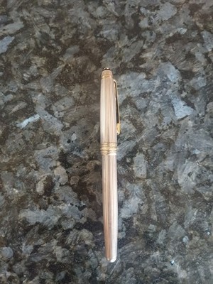 Montblanc Meisterstück Solitaire 1638 Rollerball 925 Sterling Silber