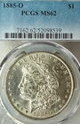 1885-O MS62 Splendid PCGS  New Orleans Mint Morgan Silver Dollar