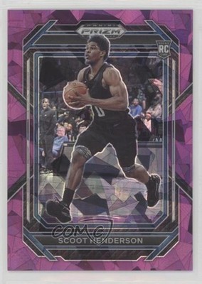 2023 Panini Prizm Draft Picks Purple Ice /149 Scoot Henderson #24 Rookie RC 14cm