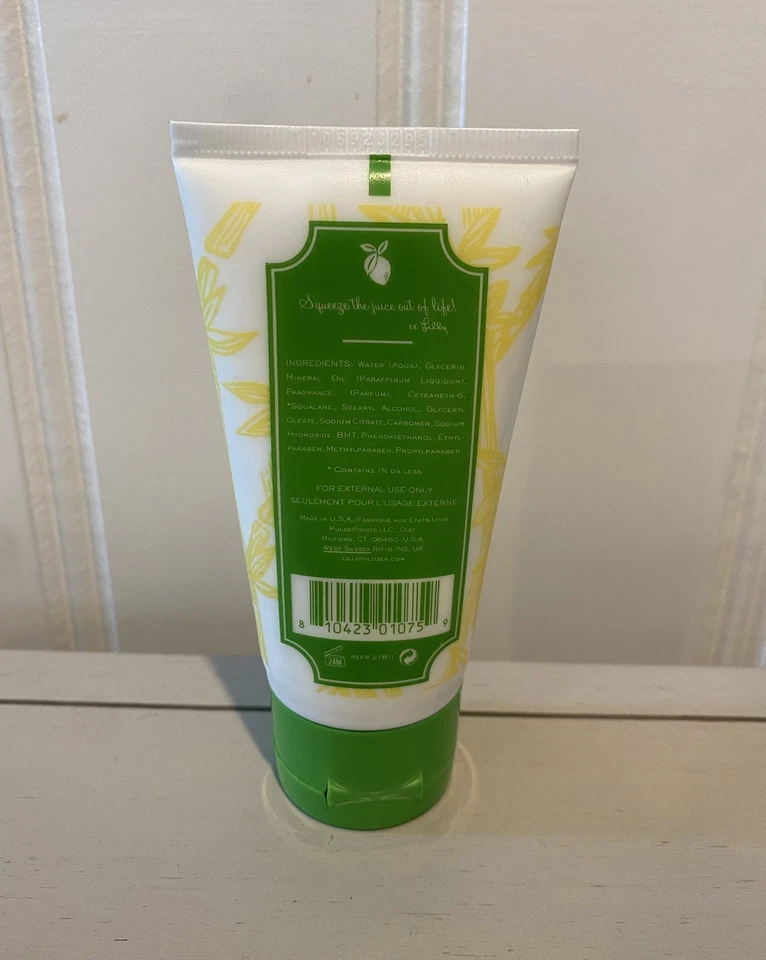 LILLY PULITZER Squeeze Body Lotion 2.5 Fl Oz 75 ML Tamaño de Viaje Descontinuado NUEVO Foto 2 de 2