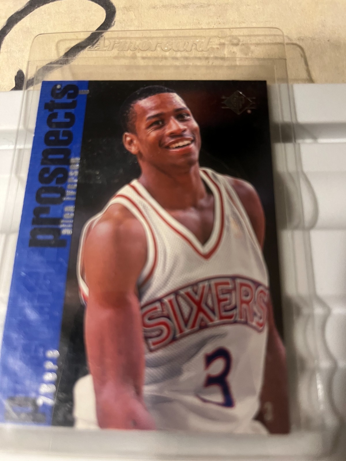 1996-97 SP - Premier Prospects Allen Iverson #141 (RC)