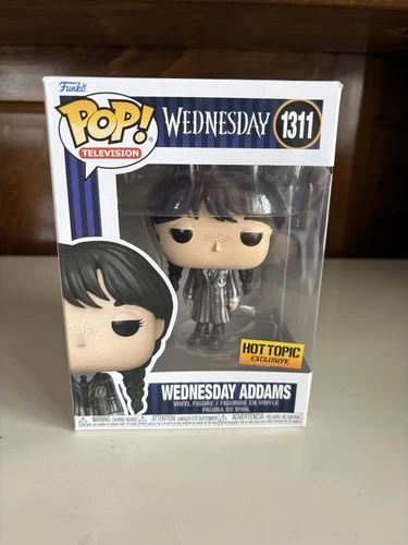 Funko Pop! Netflix Wednesday Addams #1311 Metallic Hot Topic Exclusive