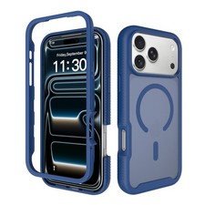 For iPhone 16e/17e/17 Pro Max/17/Air Shockproof Matte TPU+PC Case Mag Safe Cover