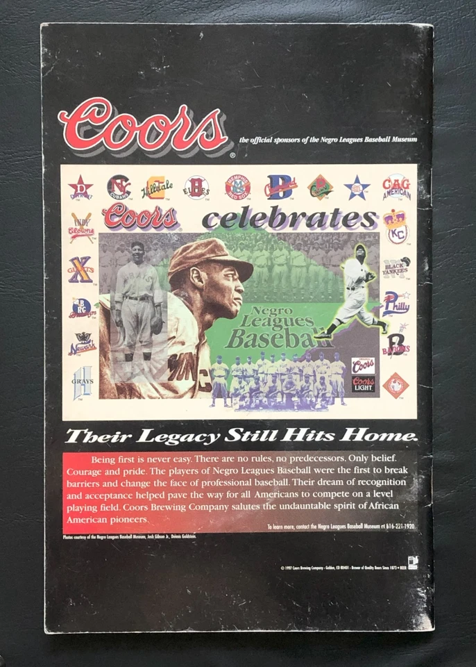 Aug 18, 1997 Jackie Robinson Tribute RBI World Series Booklet & Program/Dinner - Image 2 of 4