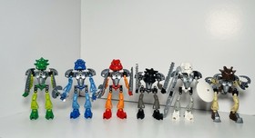 Bionicle Toa Nuva Set of 6: 8566 8567 8568 8570 8571 8572 w/Canisters & Manuals