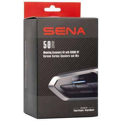 Sena Universal Helmklemmkit für 50R mit Sound by Harman Kardon 50R - Schwarz