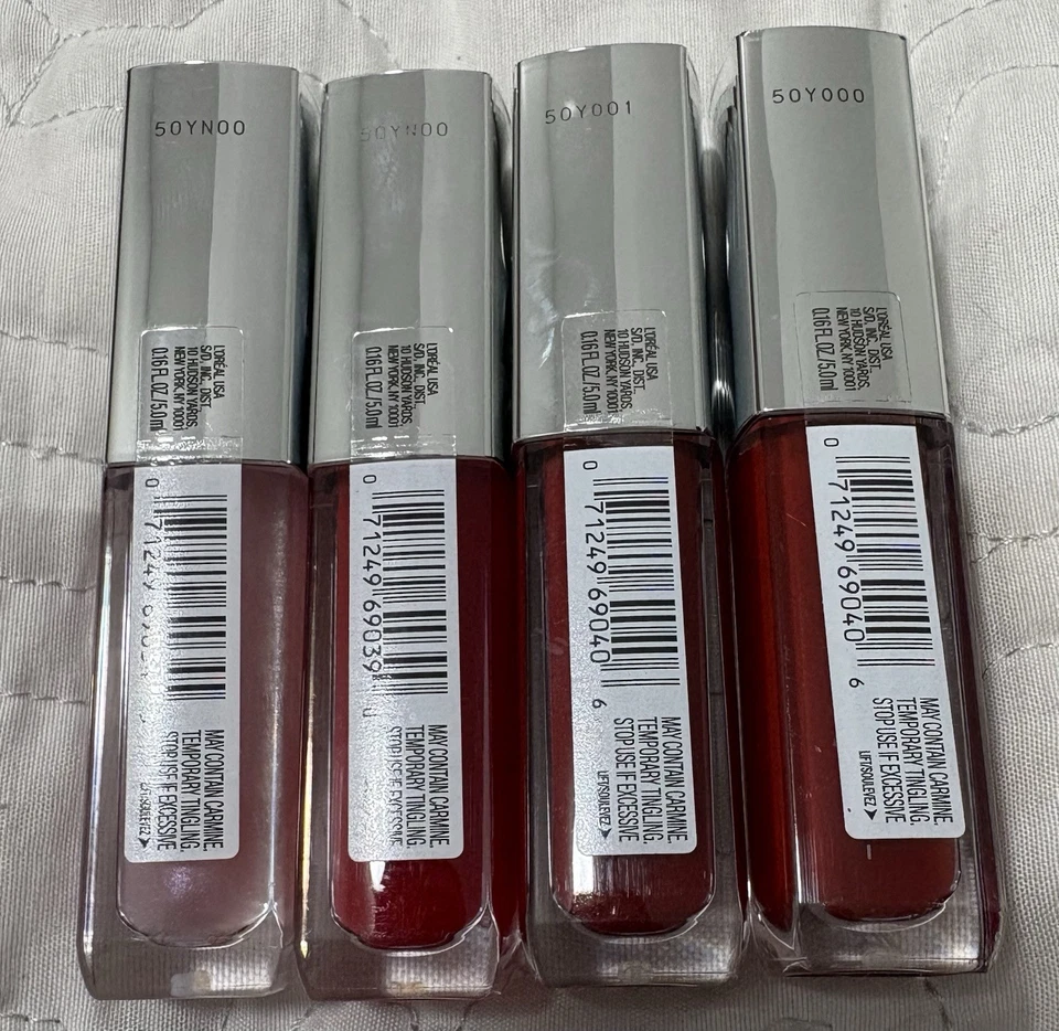 AUTHENTIC L’Oréal Paris Plump Ambition Hyaluron Lip Oil SEALED NEW 3 Shades - Image 2 of 3