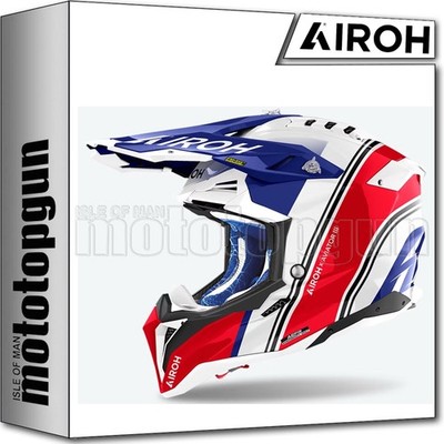 AIROH OFF-ROAD MOTORCYCLE HELMET AVIATOR 3 AV3H55 HIMA GLOSS RED L