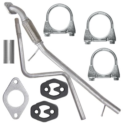 Rohr Auspuff Hosenrohr Rohrvorne Montagesatz Mazda 2 1 I DY 1.2 Schrägheck