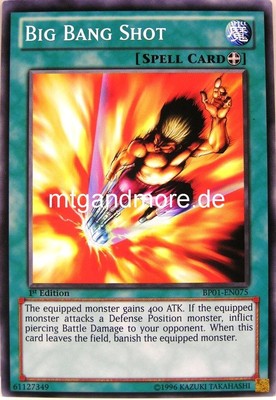 Yu-Gi-Oh 1x Big Bang Shot - - - BP01 - Battle Pack Epic Dawn