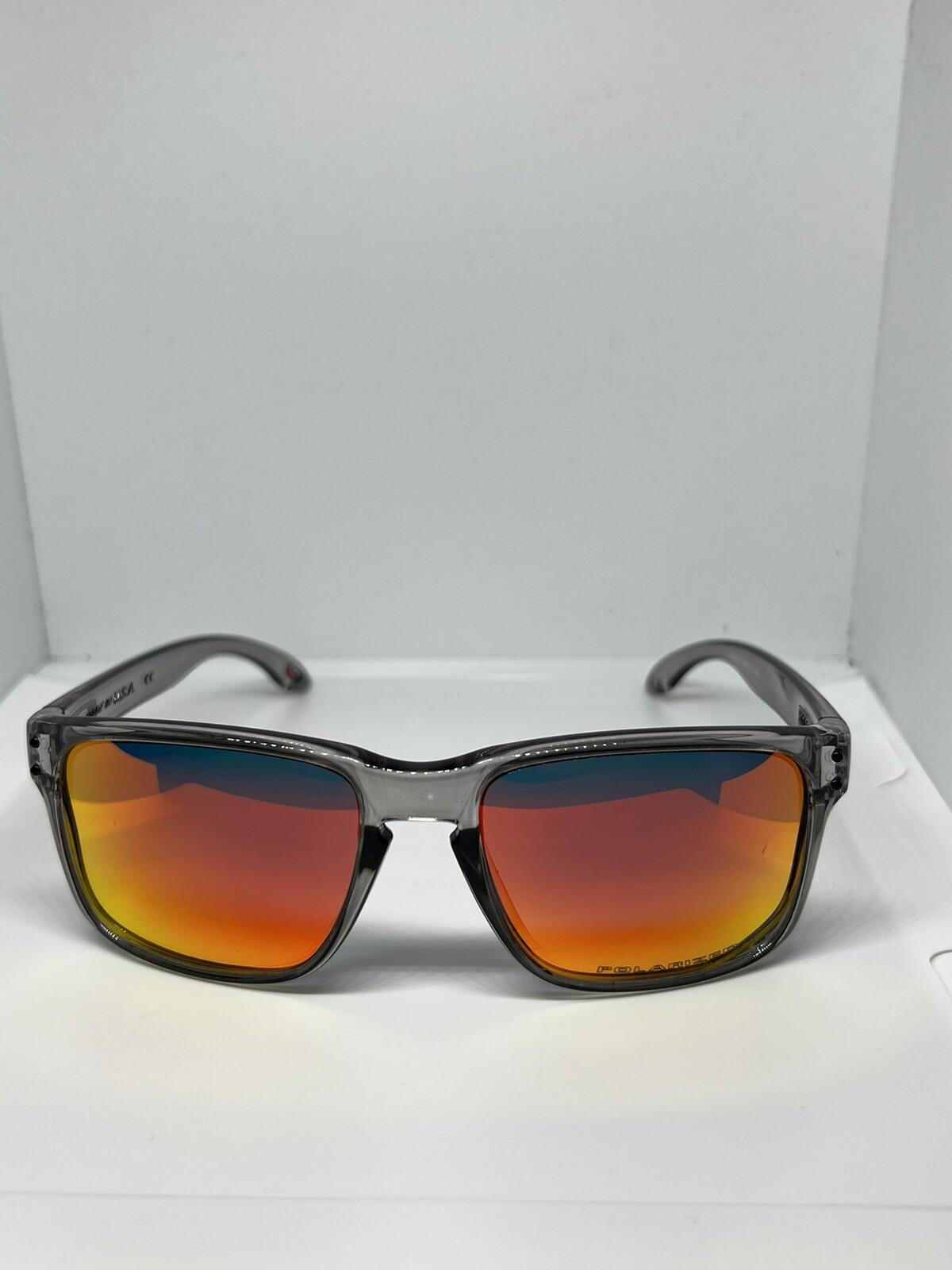 Polarized Oakley Prizm Ruby Sunglasses with Smoked Frame & Case-image