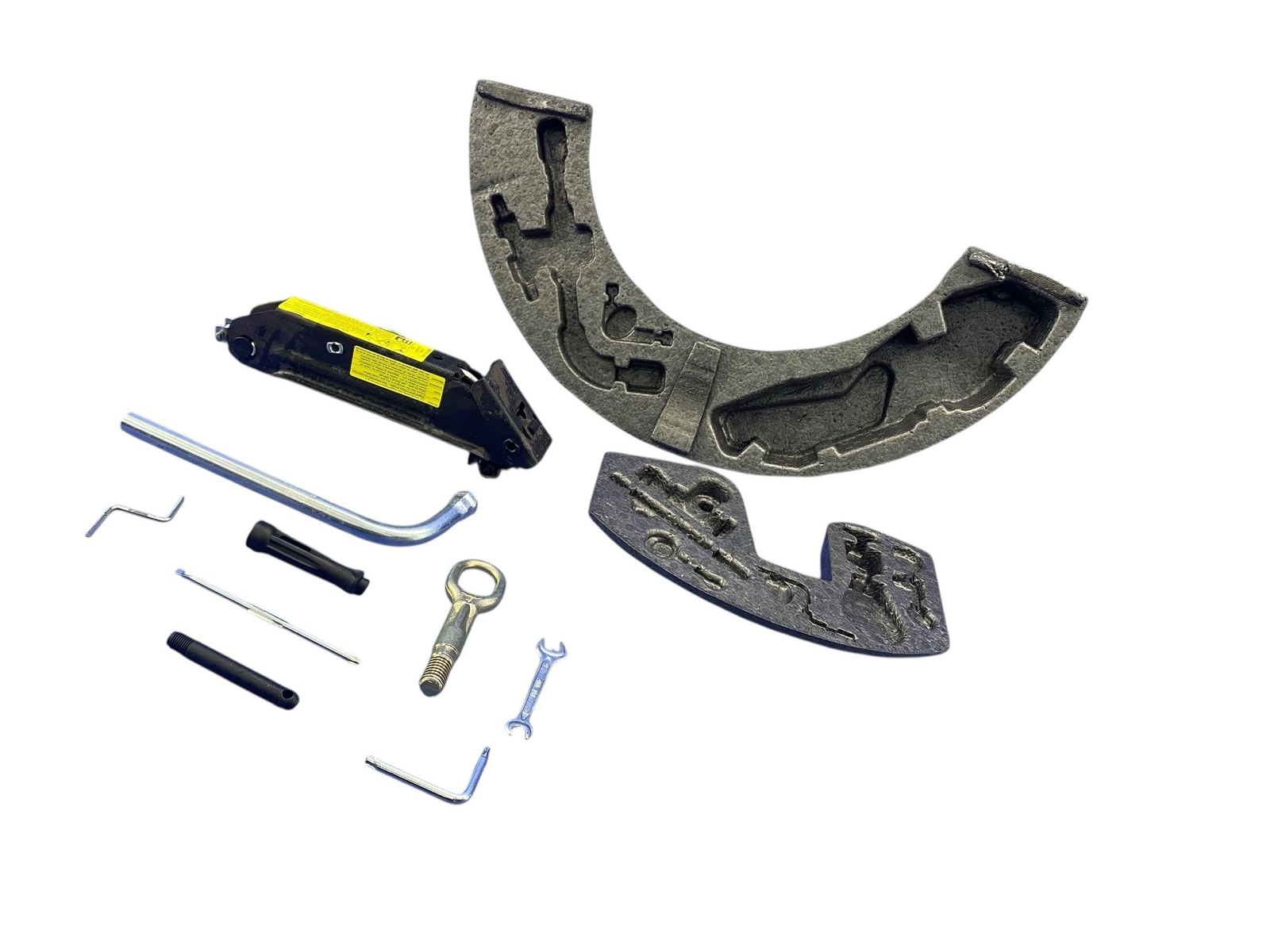 2006-2012 BENTLEY CONTINENTAL FLYING SPUR SPARE TIRE WHEEL JACK TOOL KIT W/ CASE