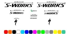 Kita adesivi in vinile per telaio bici strada mtb DX+SX S-Works Specialized