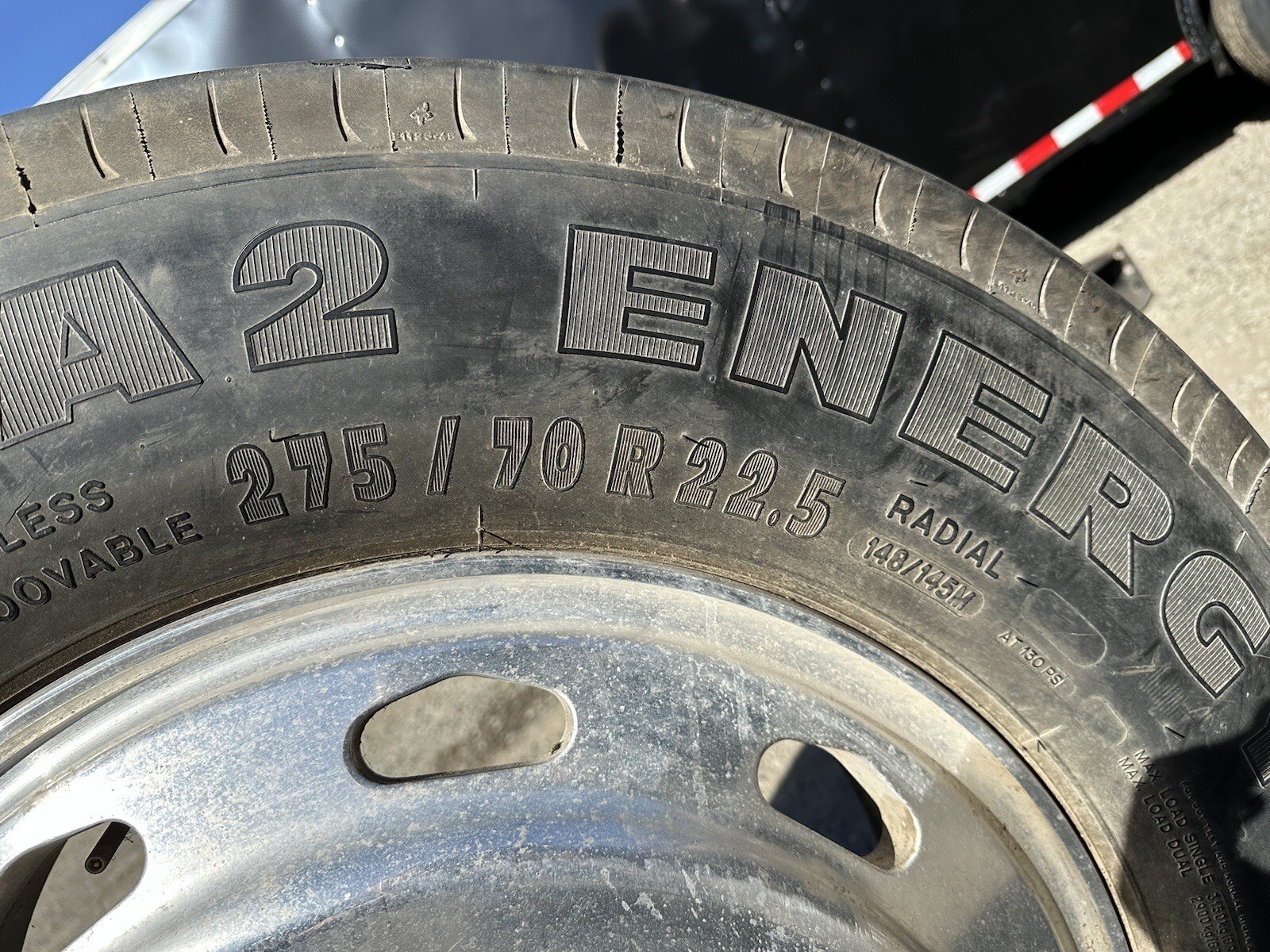 RV XZA2 Energy Tires & wheels Michelin 275/70R 22.5 MOTORHOME eBay