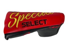 Golf Blade Magnetic Putter Head Cover for Special Select Red Black Leather