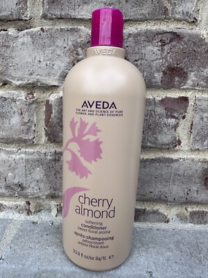 Aveda Cherry Almond Conditioner With Pump  - Sweet Floral Aroma - 33.8 oz - NEW