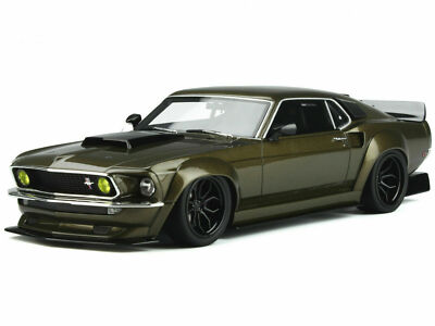 1/18 1969 Ford Mustang Prior Design Candy Brown Color GT Spirit