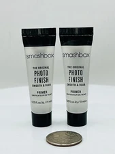 Smashbox Photo Finish Smooth & Blur Primer Mini size 0.25 oz (Lot of 2)-NEW