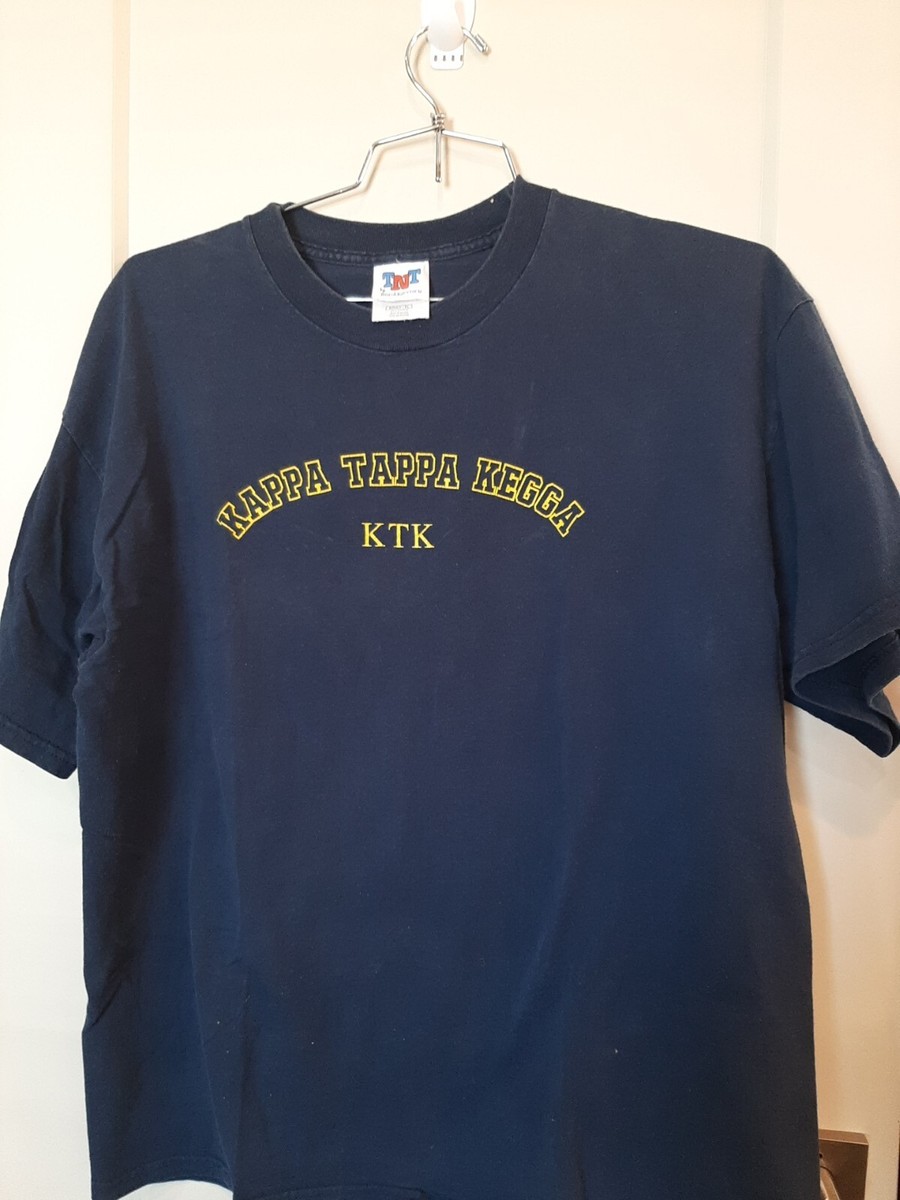 Kappa Tappa Kegga ktk Greek fraternity sorority t Shirt XL vtg 90s