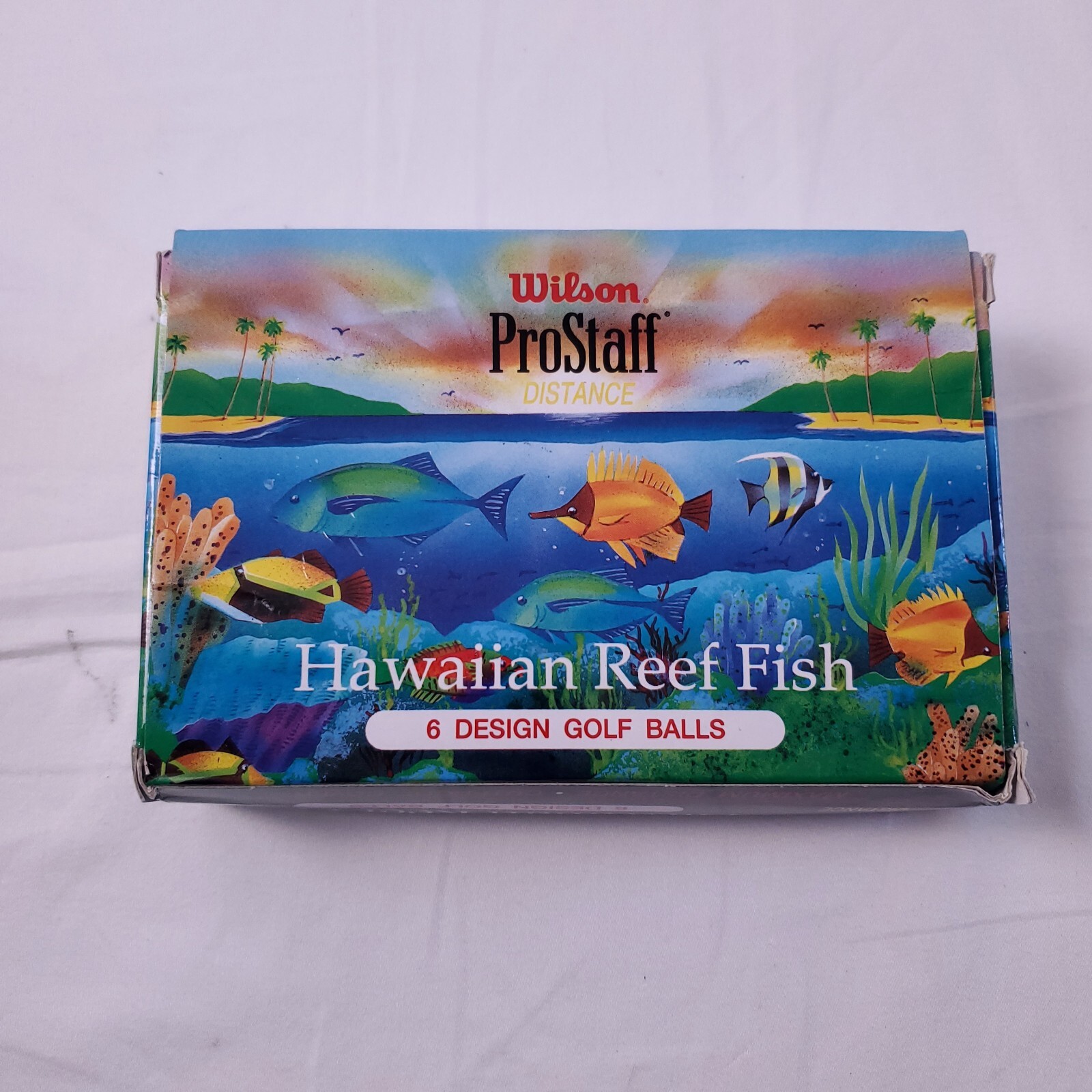 Wilson ProStaff Distance Hawaiian Reef Fish Logo Golf Balls NEW in Box