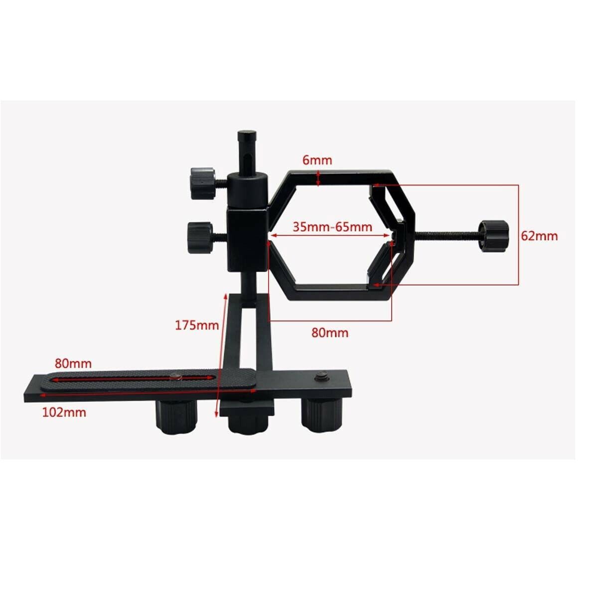 Télescope clip pour caméra de téléphone portable microscope lampe à