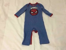 Marvel Spidey Spider Man Spiderman Blue One Piece Outfit Baby 18 Months