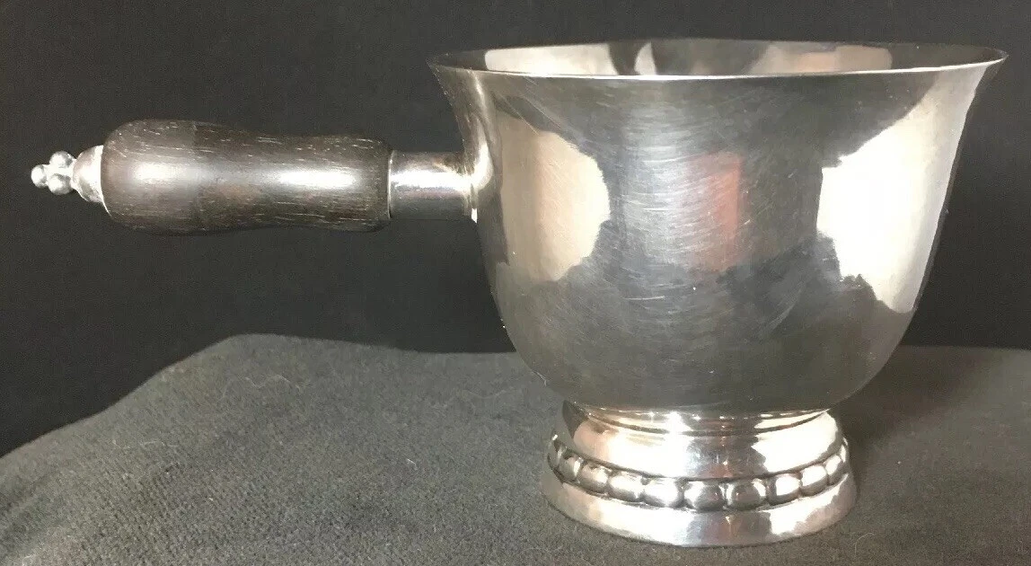 Georg Jensen Sterling Silver Sauce Boat Creamer Side Handled # 41A