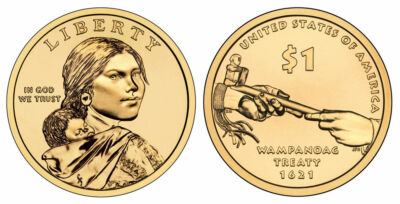 Sacagawea '' native '' Dollar 2011 D = Denver Mint - bankfrisch
