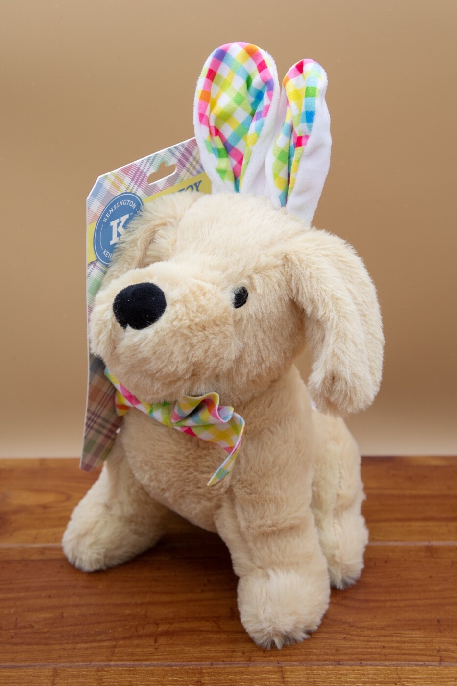 Pet Dog Toy With Squeaker "Easter Dog w/ Bunny Ears" by Kens