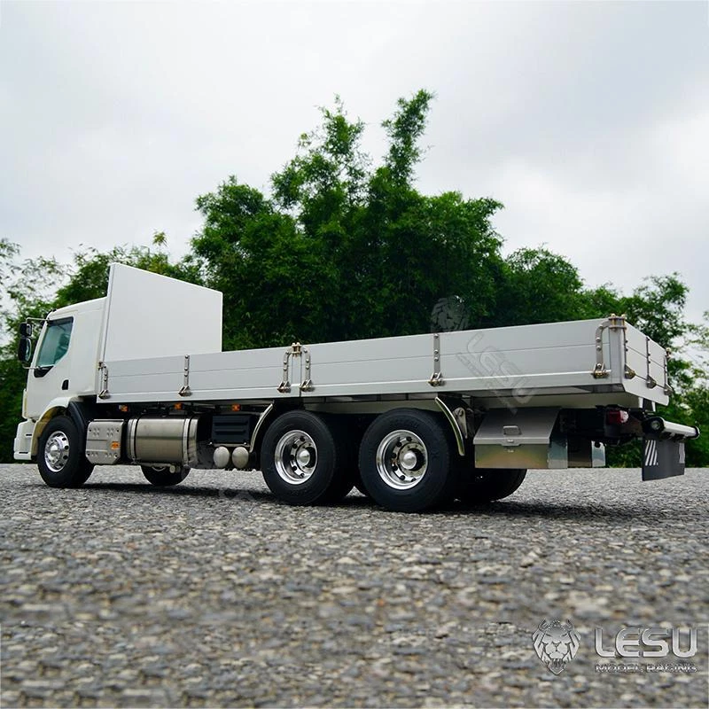 LESU 1/14 6X4 RC Flatbed Cargo Lorry Truck W/ Motor ESC Servo Light Sound System - Image 3 of 4