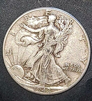 1942 ウォーキング・リバティ  1942 (P) Walking Liberty Half Dollar 90% Silver | eBay