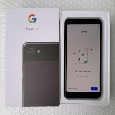 Unlocked Google Pixel 3a 64GB 4GB RAM 5.6'' 12MP 4G Smartphone -Brand New Sealed