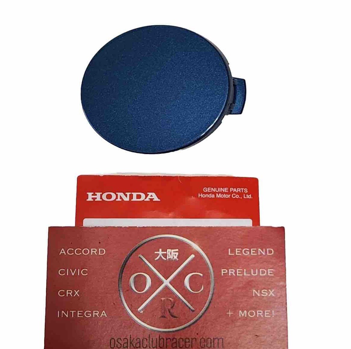 New OEM 13-15 Honda CR-Z Front Tow Hook Cover Horizon Turquoise