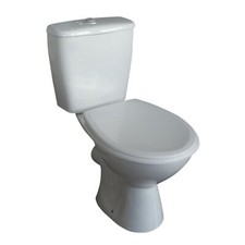 Plumbsure Bodmin Close-Coupled Toilet 4/6L Dual Flush Vitreous China White