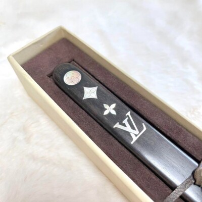 LOUIS VUITTON Wooden Paper Knife Letter Opener Novelty VIP ONLY