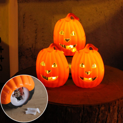 LED Halloween Pumpkin Lights Lantern Lamp LED Glowing Party Decorative Lamp