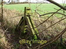 Photo 6x4 Fence post Mickleover Remains of the railway fence. c2007