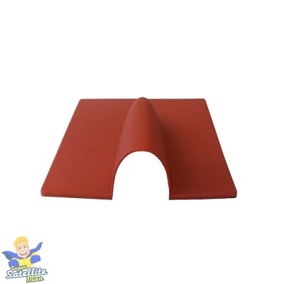 SSM 2 x NUEVO MARRÓN/NARANJA CUBIERTA LADRILLO/PLACA SOPLADA 4 SATÉLITE/CABLE AÉREO