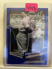 BABE HERMAN DONRUSS LEGENDS BLUE FOIL BROOKLYN DODGERS #170 2023 23 PANINI