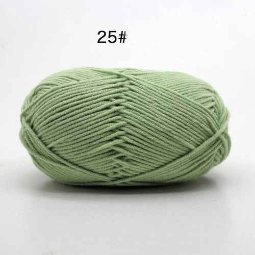 62 Colors Milk Cotton Skeins Hand Knitting Wool Baby Crochet Chunky Yarn 50g - Picture 48 of 87