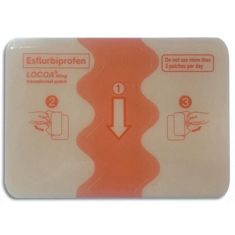 5 Pack (35 Patches) LOCOA 40mg Transdermal Joint Pain Relief New - Image 4 of 4