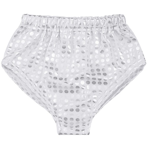 Kids Girls Underwear Cheerleading Metallic Dots Workout Dancewear Stretch Yoga - Picture 31 of 50