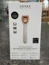 **NEW** GESKE MicroNeedle Face Roller - 9 in 1 - SmartAppGuided - Starlight