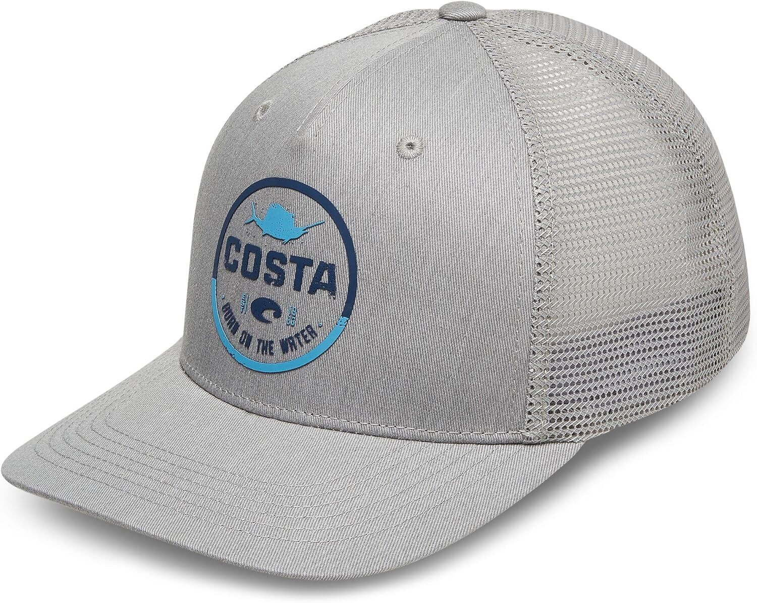 Costa Del Mar Insignia Trucker Hat One Size, Sail Gray
