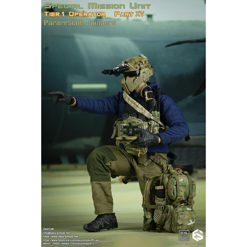 Easy&Simple 1/6 26053R SMU Tier1 Operator Part XV Pararescue